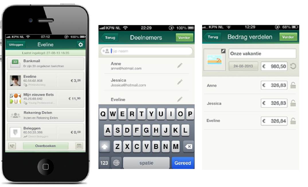 ABN AMRO-app rekening delen ABN AMRO-app rekening delen